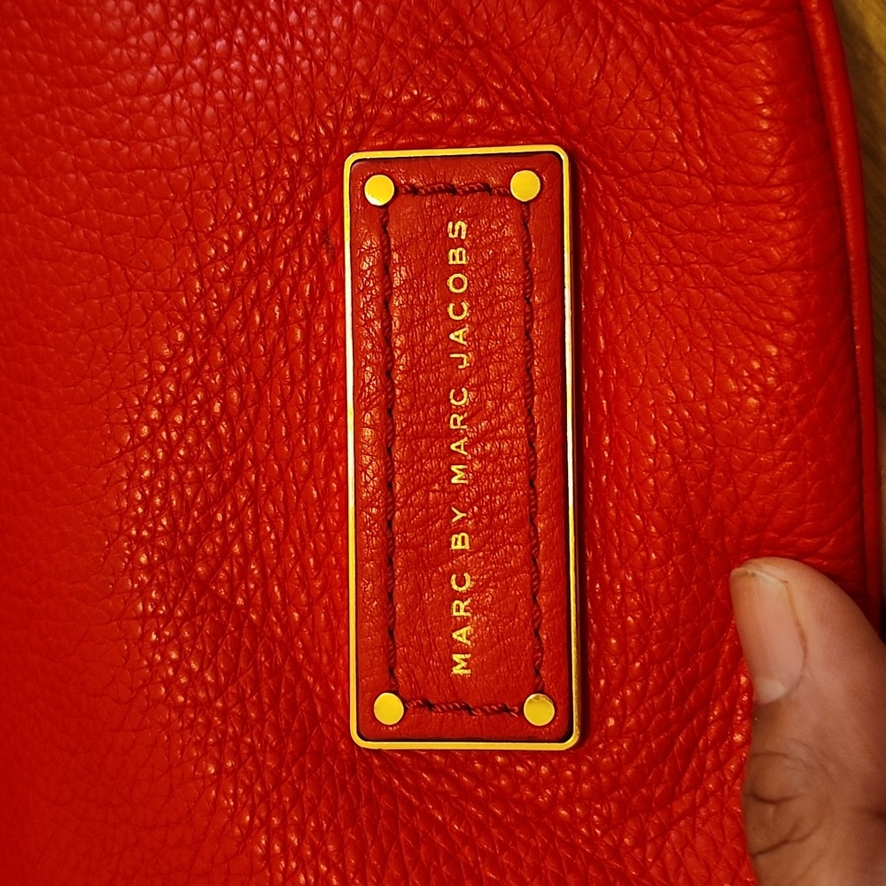 Marc Jacobs Red Leather Shoulder Bag - Picture 3 of 7
